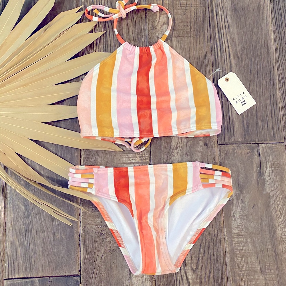 Billabong bikini girls size 8 NWT